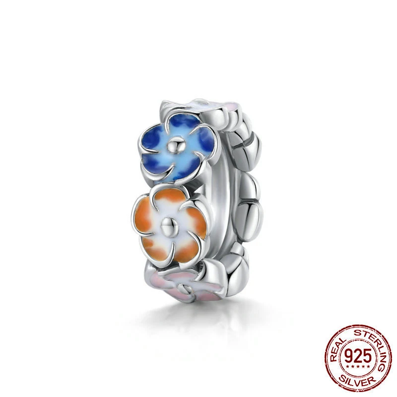 Yinziyun Secret Garden S925 Contas de prata Crie seu charme pessoal com este pingente de prata. Perfeito para pulseiras e colares. Adicione elegância ao seu visual. — foto 3