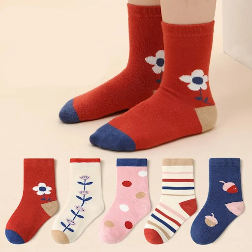Title 6, Childrens Autumn And Winter Tube Cotton Socks