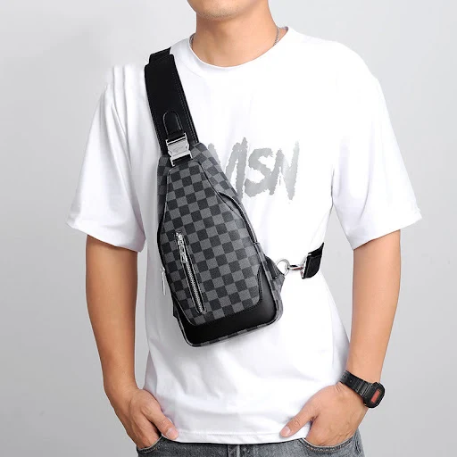 Title 4, Bolsa mensageiro masculina multifuncional espor...