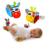 Baby Cartoon Bel Armband of Sokken Zachte speelgoed met belletje Stimuleert de zintuigen en bevordert plezier en de ontwikkeling van baby's — foto 9