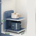 Kitchen Pot Rack Multi-layer Shelving Pot Under Sink Cabinet Layered Storage Organizes cookware and maximizes kitchen ca — photo 6