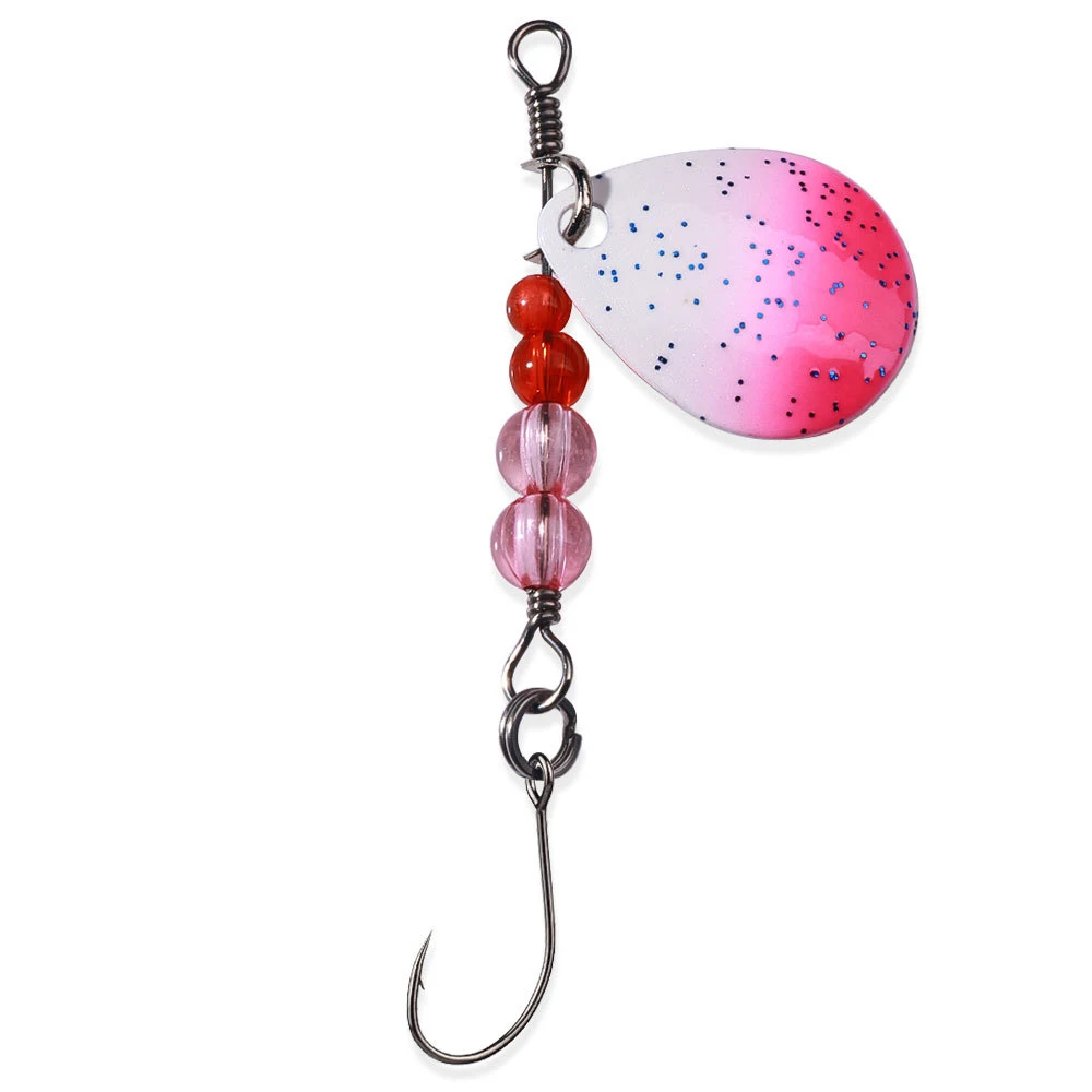 Isca de Pesca de Peixe Colorida com Paetês e Anzol Único Atraente e Eficaz. Ideal para Pescar com Estilo e Chamariz Garantido — foto 3