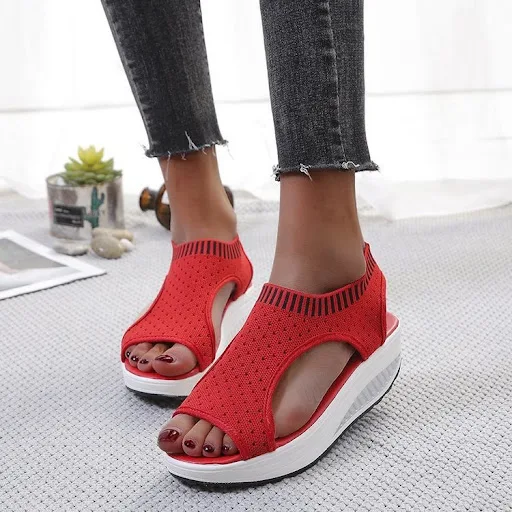 Title 7, Womens Flying Woven Flat Sandals, Fashionable ...