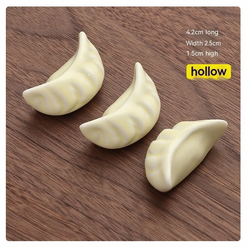 Title 1, Ceramic Dumpling Chopstick Holder. A stylish an...