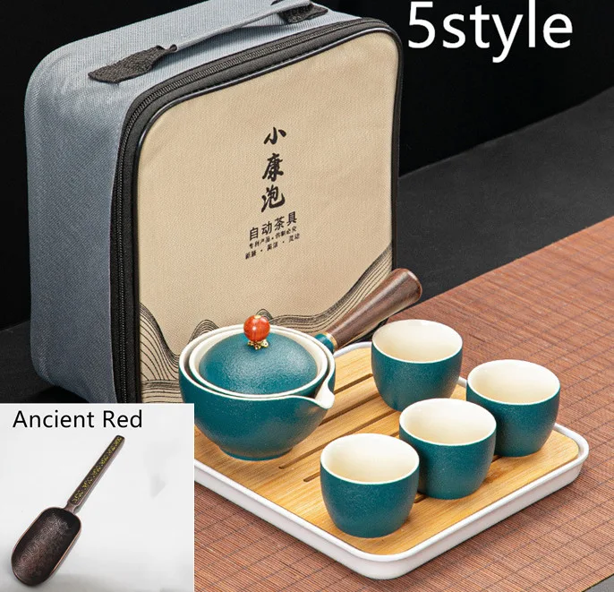 Dongni Simple 360 Degree Rotation Xiaoyao Teapot Tea Set. Enjoy easy and stylish tea making. Full rotation for a relaxin — photo 3