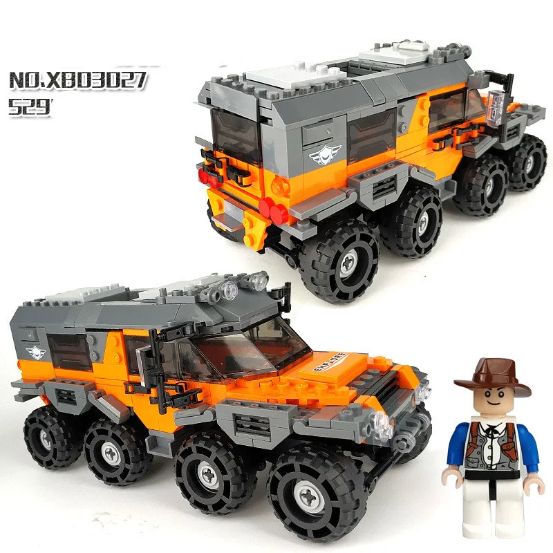 Title 8, Blocos de montar Jeep off-road para meninos, ve...