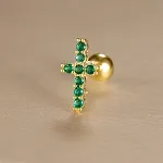 Y260325 Gold Green 1pc