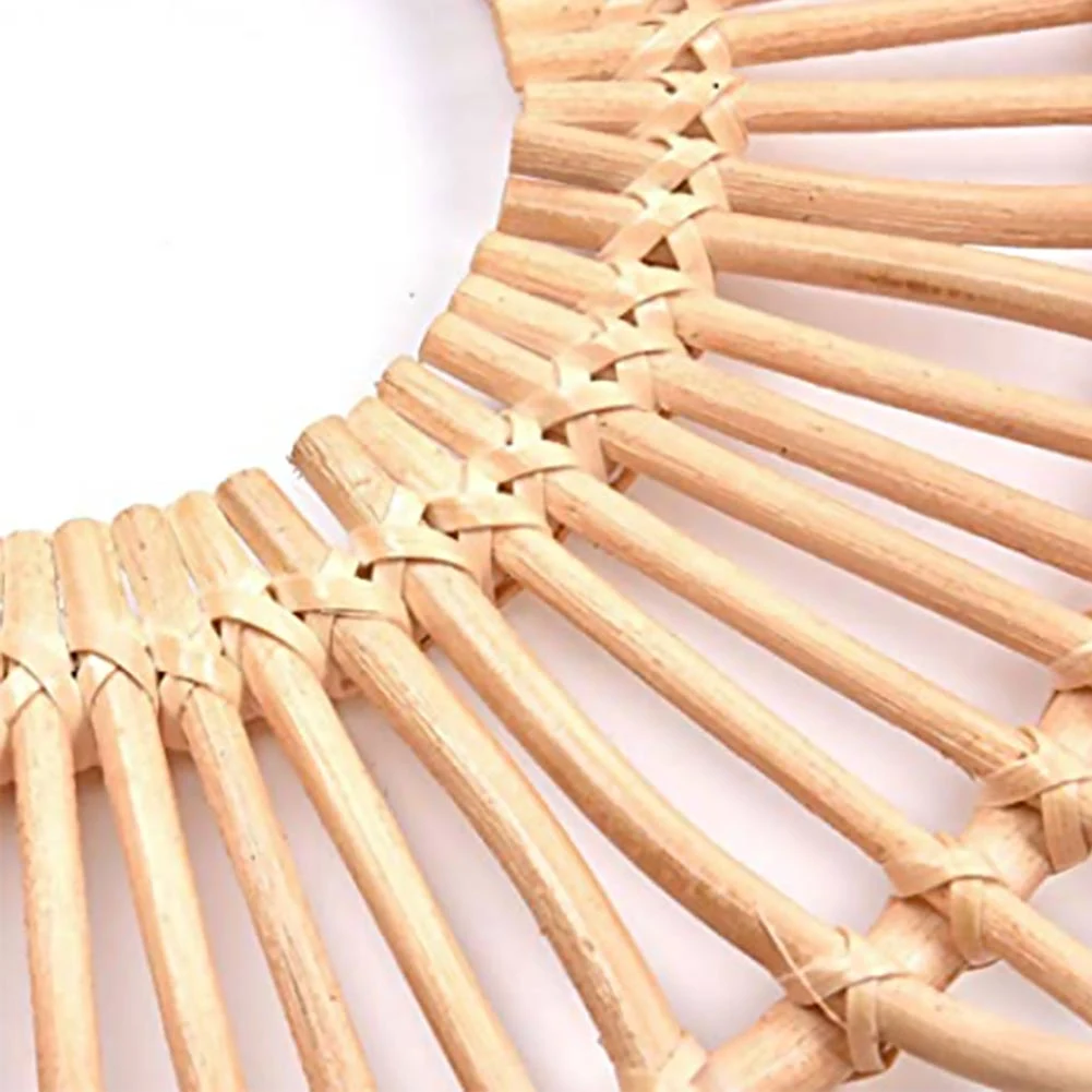 Title 4, Espelho nórdico de vaidade, rattan decorativo, ...