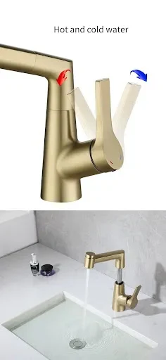 Title 13, Lavabo için Kaldırma ve Çekme Bakır Soğuk ve Sı...