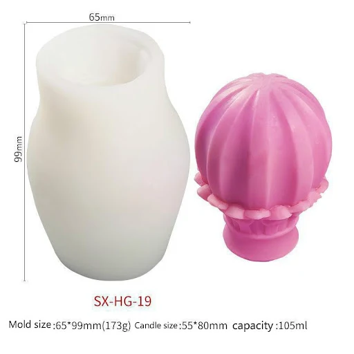 Title 3, Molde de silicone para velas DIY Coroa Cabeça C...