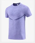 Nova Camiseta Esportiva Masculina Ice Silk Secagem Rápida Verão Manga Curta Fina Corrida Leve e Confortável para Treinos — foto 30