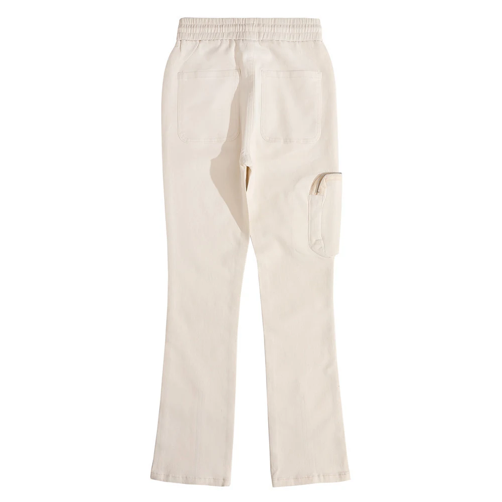 Title 4, Tide Trousers Slit Casual Pants Street Trend El...