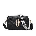 Black stripe wide shoulder str