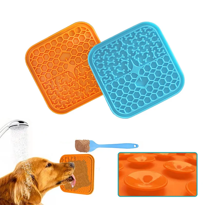 Title 5, Silicone Dog Licking Pad Slow Food Plate Reduce...