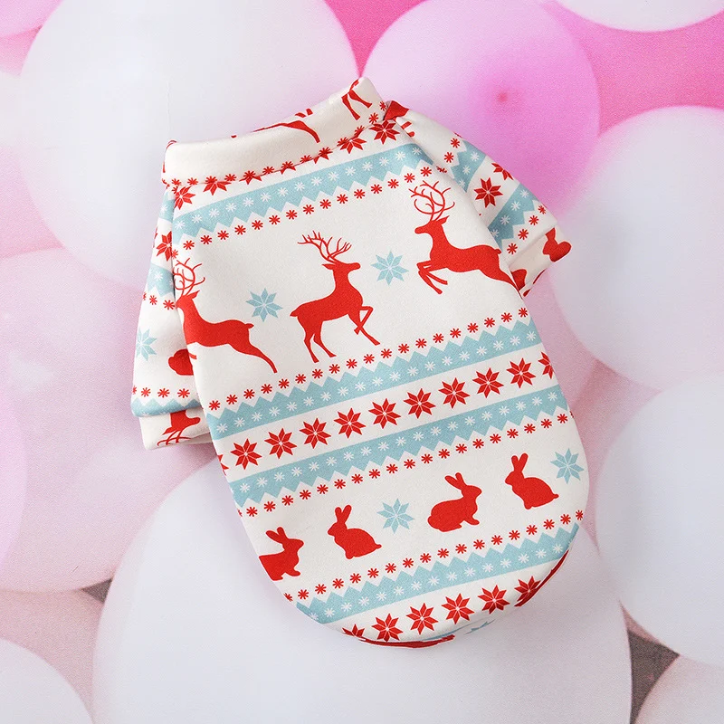 Autumn And Winter Christmas Pet Warm Padded Sweater, Keeps Your Dog Cozy and Warm with Festive Style During the Cold Sea — photo 8