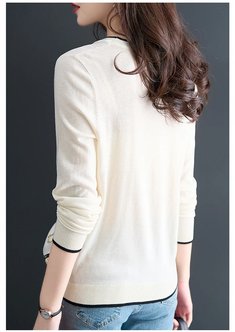 Women's Fashion Long Sleeve Bottoming Sweater Versatile Layering Piece Comfortable and Stylish Essential for Everyday We — photo 10