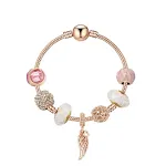 Pulseira envidraçada anjo asas de pulseira — foto 2