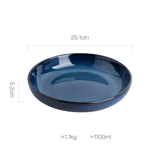 Title 8, Creative Personality Ceramic Deep Round Dish. S...