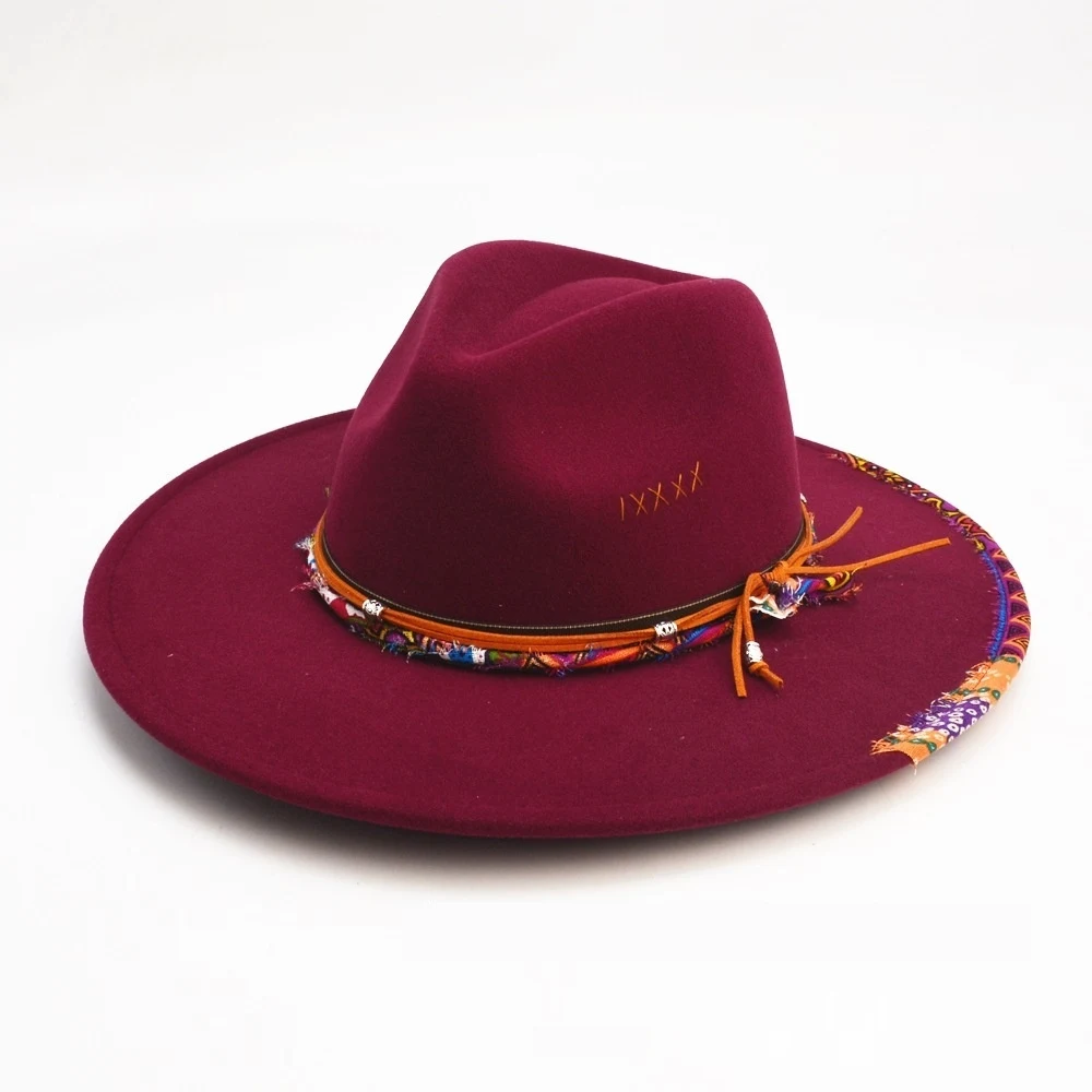 Chapéu Fedora de Design Original Retrô, Europeu e Americano, em Feltro de Pelo. Ideal para um visual elegante e vintage. — foto 13