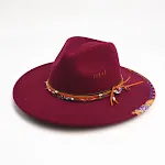 Chapéu Fedora de Design Original Retrô, Europeu e Americano, em Feltro de Pelo. Ideal para um visual elegante e vintage. — foto 13