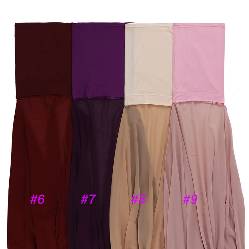 Title 7, Veiled Muslim Ladies Chiffon Turban Scarf Set. ...