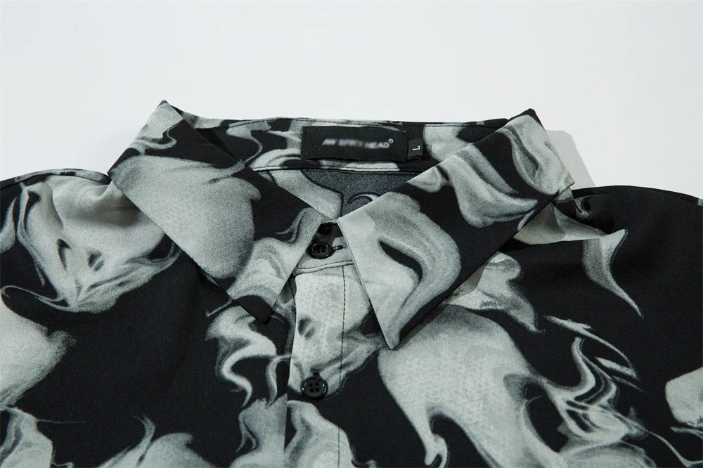 Camisa Casual Masculina Cardigã Solto Combinação Livre Perfeita para um Visual Descontraído e Confortável em Qualquer Situação — foto 13