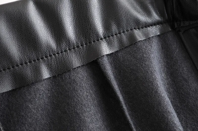 Title 23, Pantalones de cuero de talle alto europeos y am...