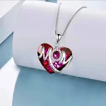 Colar com Pingente de Amor Design Mamãe Plot Enfeites, um presente ideal para mães. Expresse seu amor e apreço com este colar elegante e significativo. — foto 12