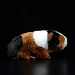 Bichinho de pelúcia de simulação de porquinho-da-índia Brinquedo de pelúcia macio e fofo para crianças e colecionadores. Ótimo para abraçar e brincar Presente perfeito. — foto 3