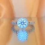 White Mossan diamond