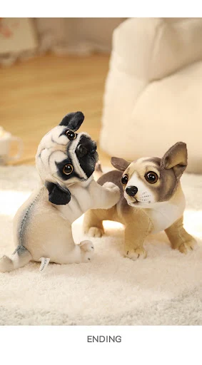 Title 6, Simulation Puppy Dog Doll Plush Toys – Adorable...