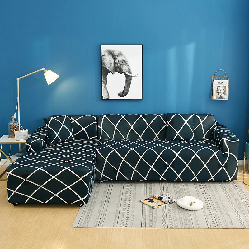 Capa de sofá elástica e tudo incluso protege e renova seu sofá. Ajuste perfeito, fácil de instalar e lavar. Transforme sua sala de estar instantaneamente. — foto 11