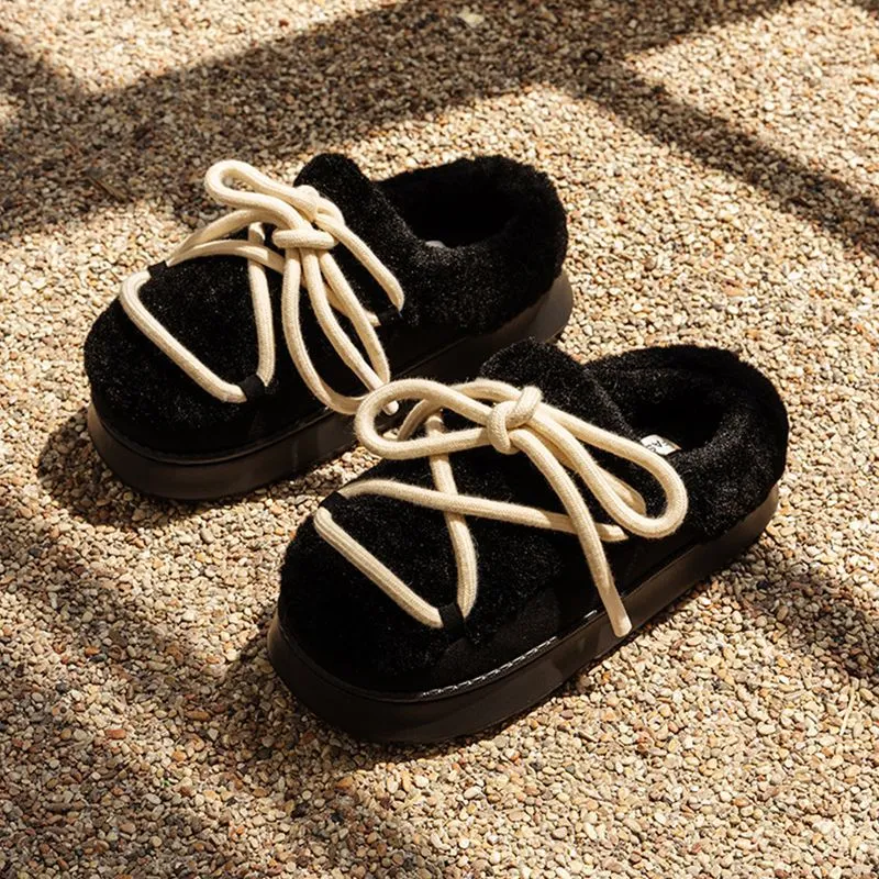 Cotton Women's Platform Increased Height Closed-toe Slippers for Outdoor Wear Comfortable and Stylish Perfect for any ou — photo 4