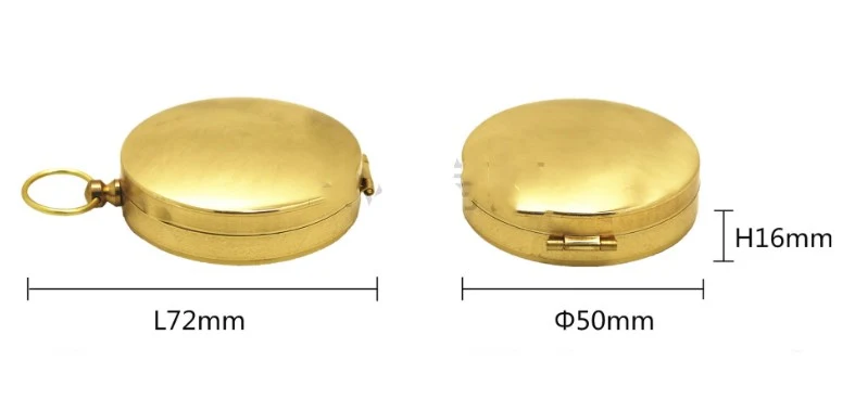 Title 1, Metal flip compass outdoor pocket watch copper ...