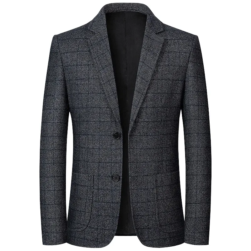 Nieuwe casual jas voor mannen van middelbare leeftijd, comfortabele pasvorm, veelzijdig, ideaal voor dagelijks gebruik, elegant en modern design voor elke look. — foto 6