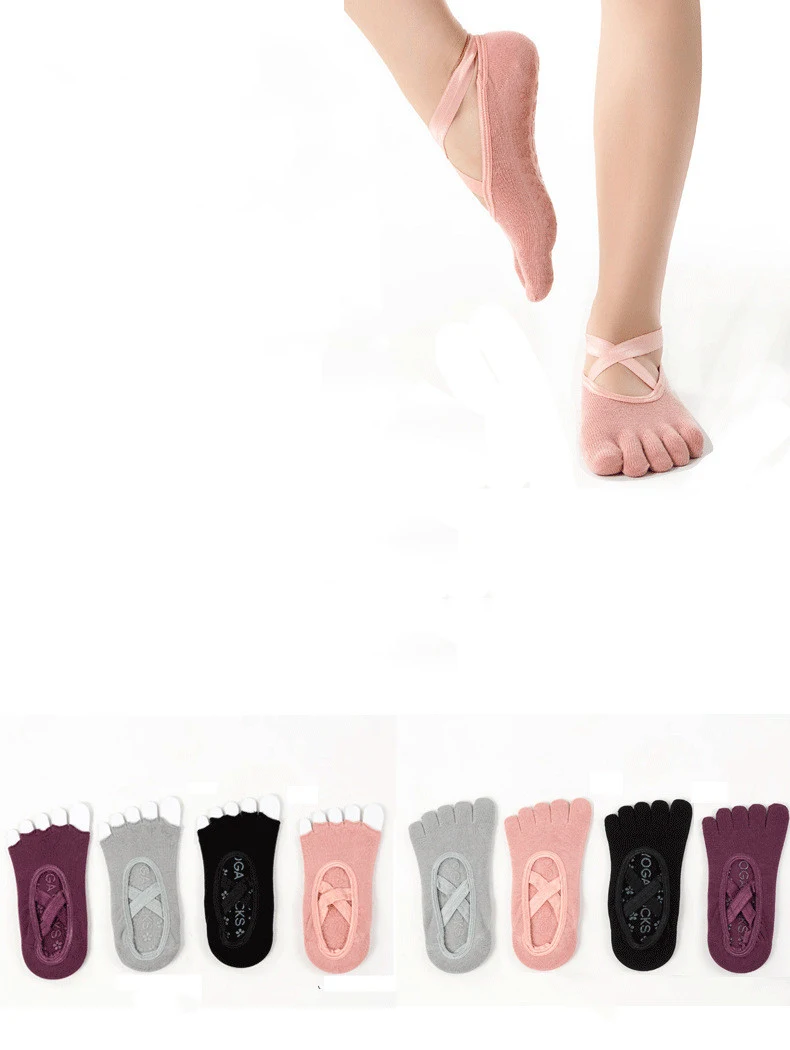 Title 9, Silicone Anti Slip Five Finger Socks
