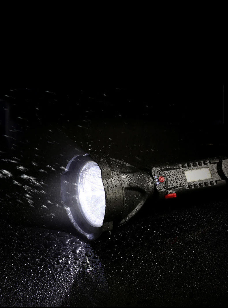 Title 5, Plastic Outdoor USB Rechargeable Flashlight. A ...