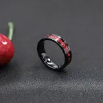 Alianças de casamento masculinas. Encontre a aliança perfeita para o seu dia especial. Designs elegantes e duráveis para celebrar o amor e compromisso. — foto 6