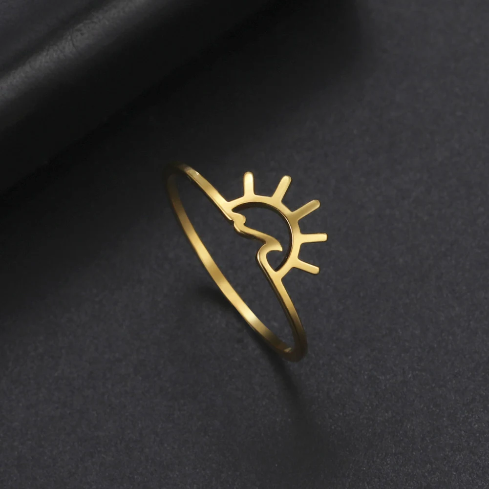 Title 4, Sun Ring Anel Feminino Fechado