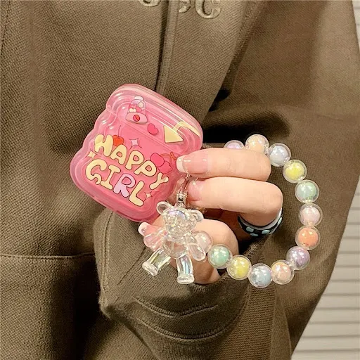 Title 5, Girl Cherry Earphone Cover Protect your earphon...