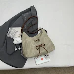 Bolsa jeans retrô feminina grande capacidade bolsa mensageiro de ombro mochila versátil ideal para escola, trabalho e viagens. — foto 21