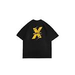 Amerikaans Retro Oversized Heren T-shirt voor een Relaxte Look. Comfortabele, ruime pasvorm. Zomerse vintage stijl. Draag comfortabel en trendy. — foto 1