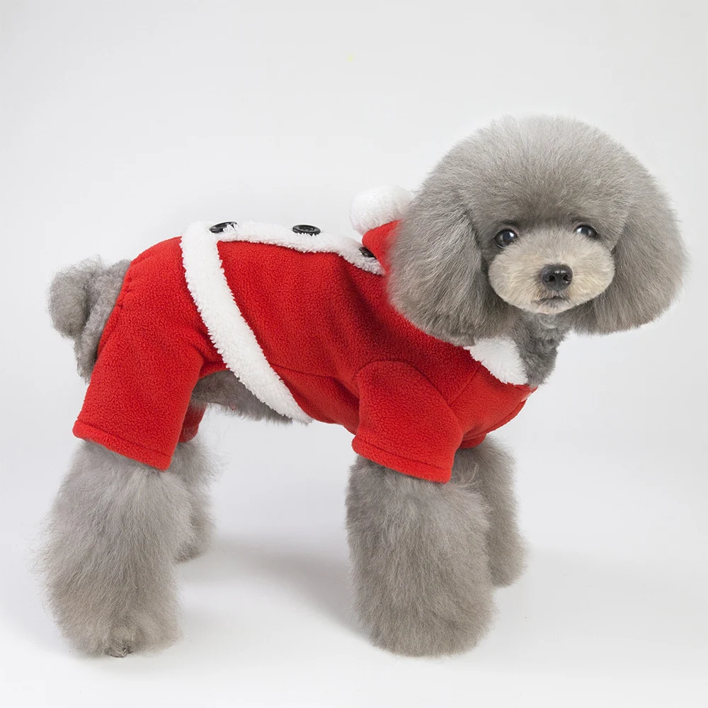 Modische und einfache Weihnachts-Hundekleidung Kleiden Sie Ihren Hund stilvoll und bequem für die Feiertage Festliches Design, einfach anzuziehen — foto 5