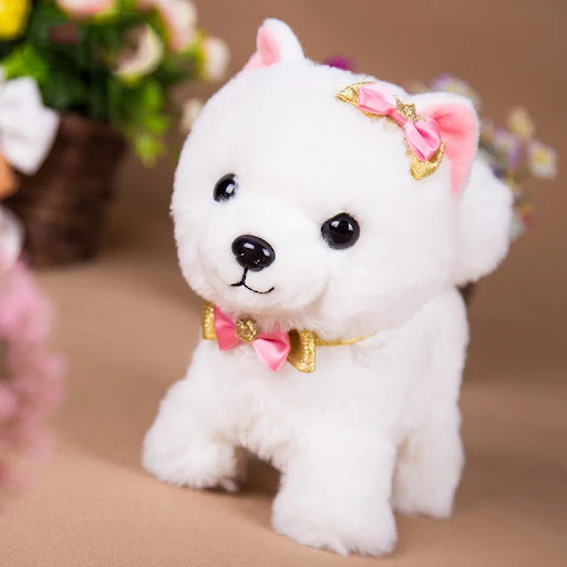 Title 1, Simulation dog plush electric puppy, an interac...