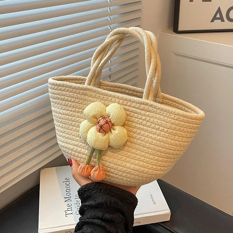 Title 6, Bolsa feminina casual de tecido com design espe...