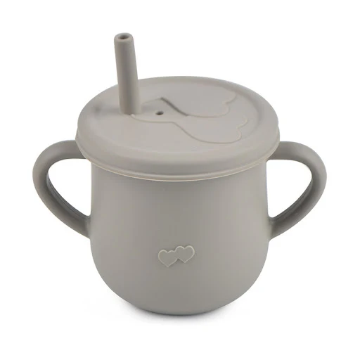 Title 22, Childrens Silicone Straw Drinking Cups Leakpro...