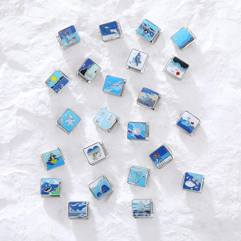 Pingente de pulseira de costura DIY da série Marinha artesanal. Crie sua pulseira náutica única, feita à mão e personalize seu estilo marítimo. — foto 30