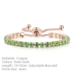 Pulseira Tenis com Diamantes Completos de Zircônia Redonda Uma Fila Brilho Deslumbrante Elegância Sofisticada e Perfeita para Todas as Ocasiões — foto 21
