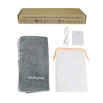 USB Electric Heating Feet Warmer Graphene Electric Blanket Home Office Feet Warmer Mat for Warmth and Comfort. Keep your — photo 3