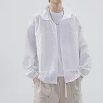 Summer UPF50 Cool Coat Men's Outdoor Simplicity Solid Color Sun Protection Lightweight Breathable Perfect for Outdoor Ac — photo 1
